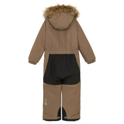 Outerwear|Snowsuits>Color Kids Solid Snowsuit 2-10 Taupe