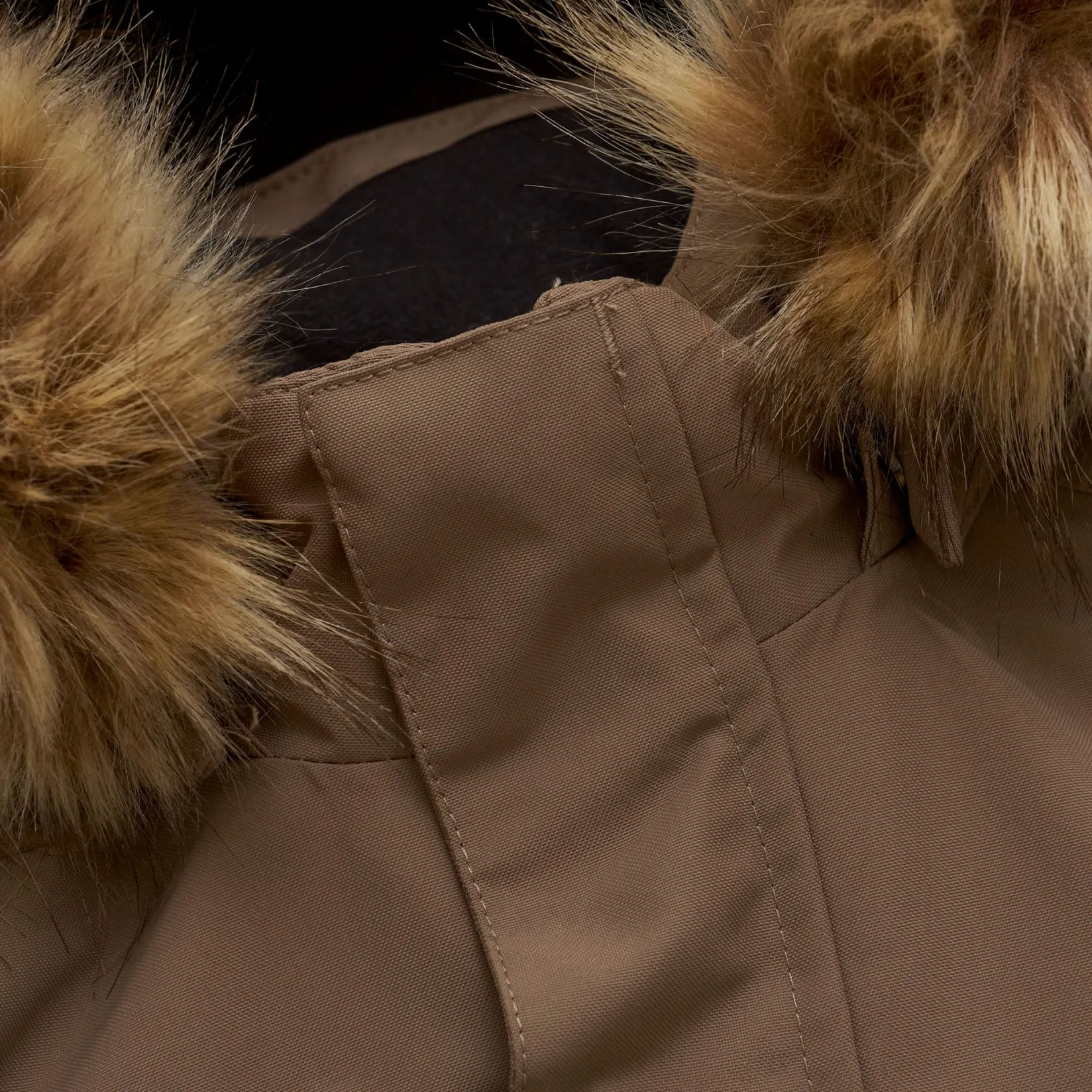 Outerwear|Snowsuits>Color Kids Solid Snowsuit 2-10 Taupe