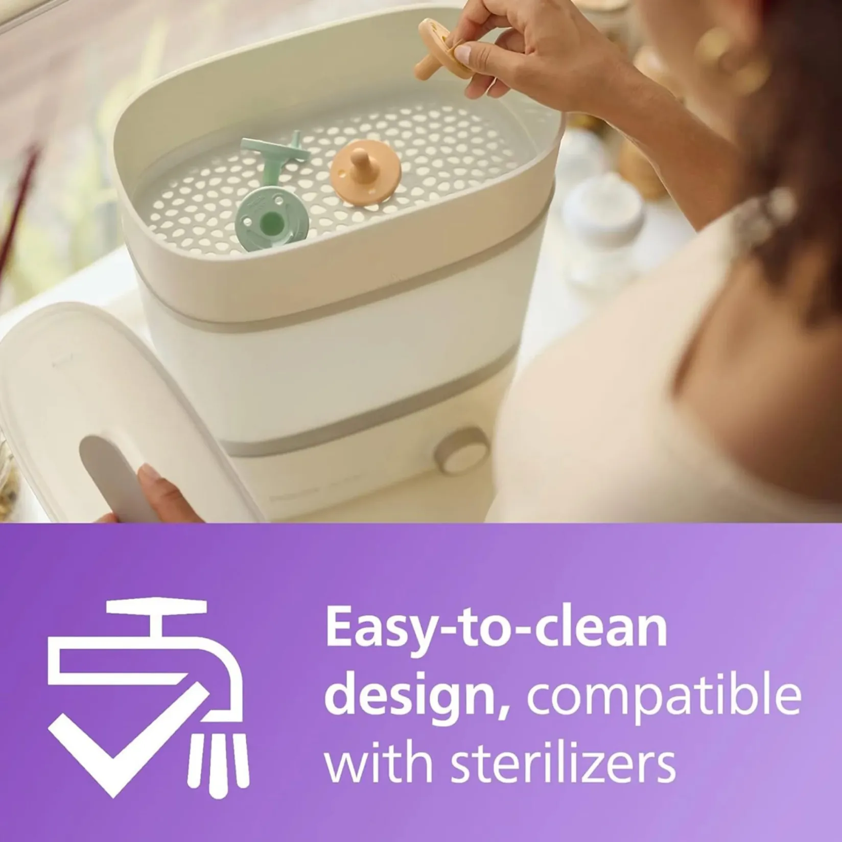 Pacifiers & Clips|Pacifiers & Clips>Philips Avent Soothie Pacifier Yellow Cyan (2)