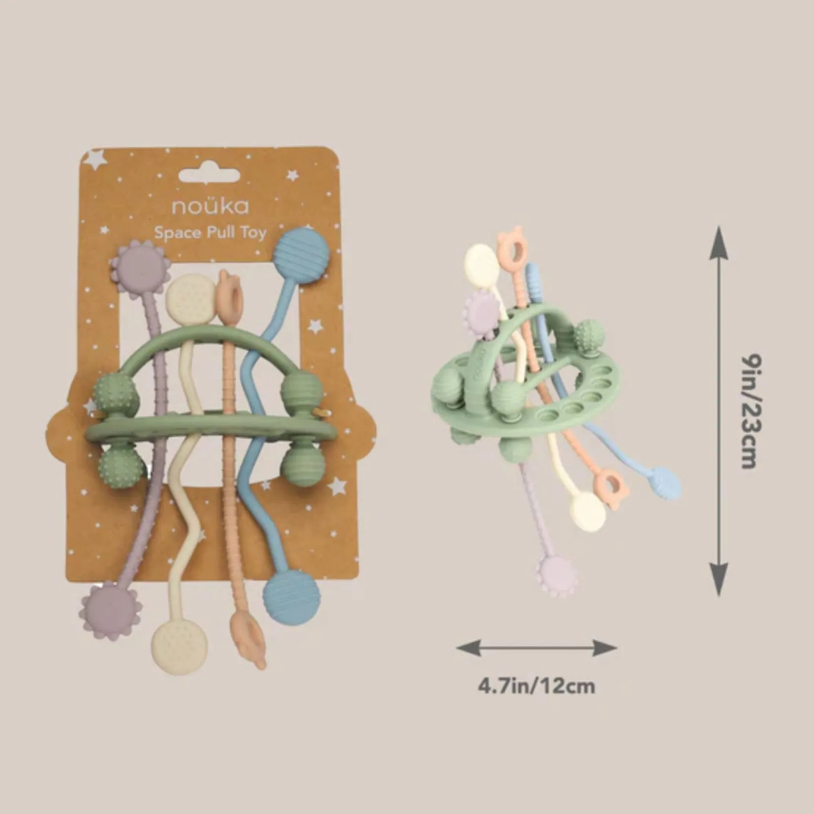 Developmental Toys>Nouka Space Pull Toy - Light Spring