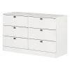 Storage Furniture>South Shore Spark 6 Drawer Chest - White
