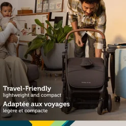 Strollers|Strollers & Trailers>Safety 1st Spark Plus Compact Auto-Fold Stroller - Mineral Graphite