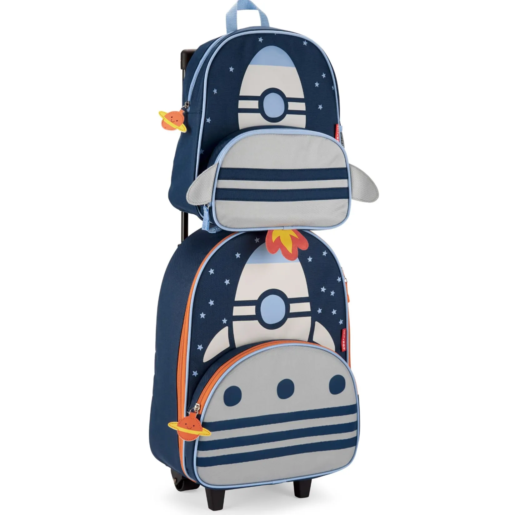 New Spark Style Kids Carry On Rolling Luggage - Rocket Kids Travel Accessories|Outdoors & Travel