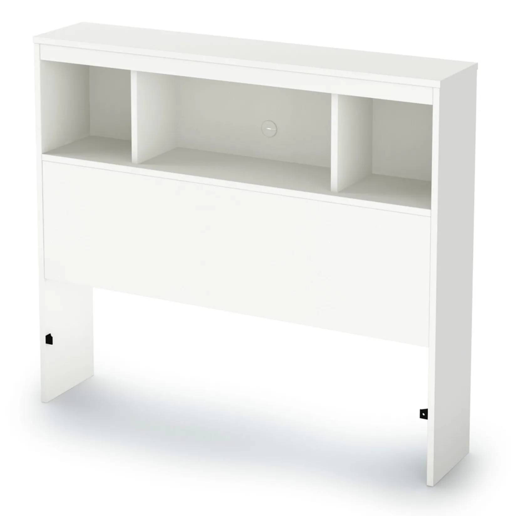 Twin, Full & Queen Beds>South Shore Spark Twin Bookcase Headboard - Pure White