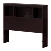 Twin, Full & Queen Beds>South Shore Spark Twin Bookcase Headboard - Chocolate