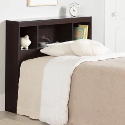 Twin, Full & Queen Beds>South Shore Spark Twin Bookcase Headboard - Chocolate
