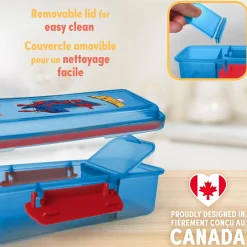 New SpiderMan Snack Container Dip Kids Breastfeeding|Snack Bags & Containers