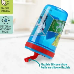 Hot Spiderman Tumbler With Straw Kids Breastfeeding|Tableware