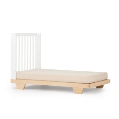 Hot Spirit 8-In-1 Convertible Crib - White/Natural Cribs & Mattresses|Cribs & Mattresses