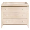 Changing Tables>Babyletto Sprout 3-Drawer Changer Dresser - Washed Natural / White