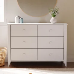 Storage Furniture>Babyletto Sprout 6-Drawer Double Dresser - White