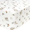 Sheets|Bedding>Perlimpinpin Squirrels Fitted Crib Sheet