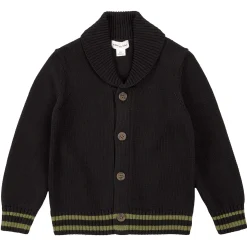 Fleeces And Sweatshirts|Tops>Miles St Bernard Cardigan 2-10 Black