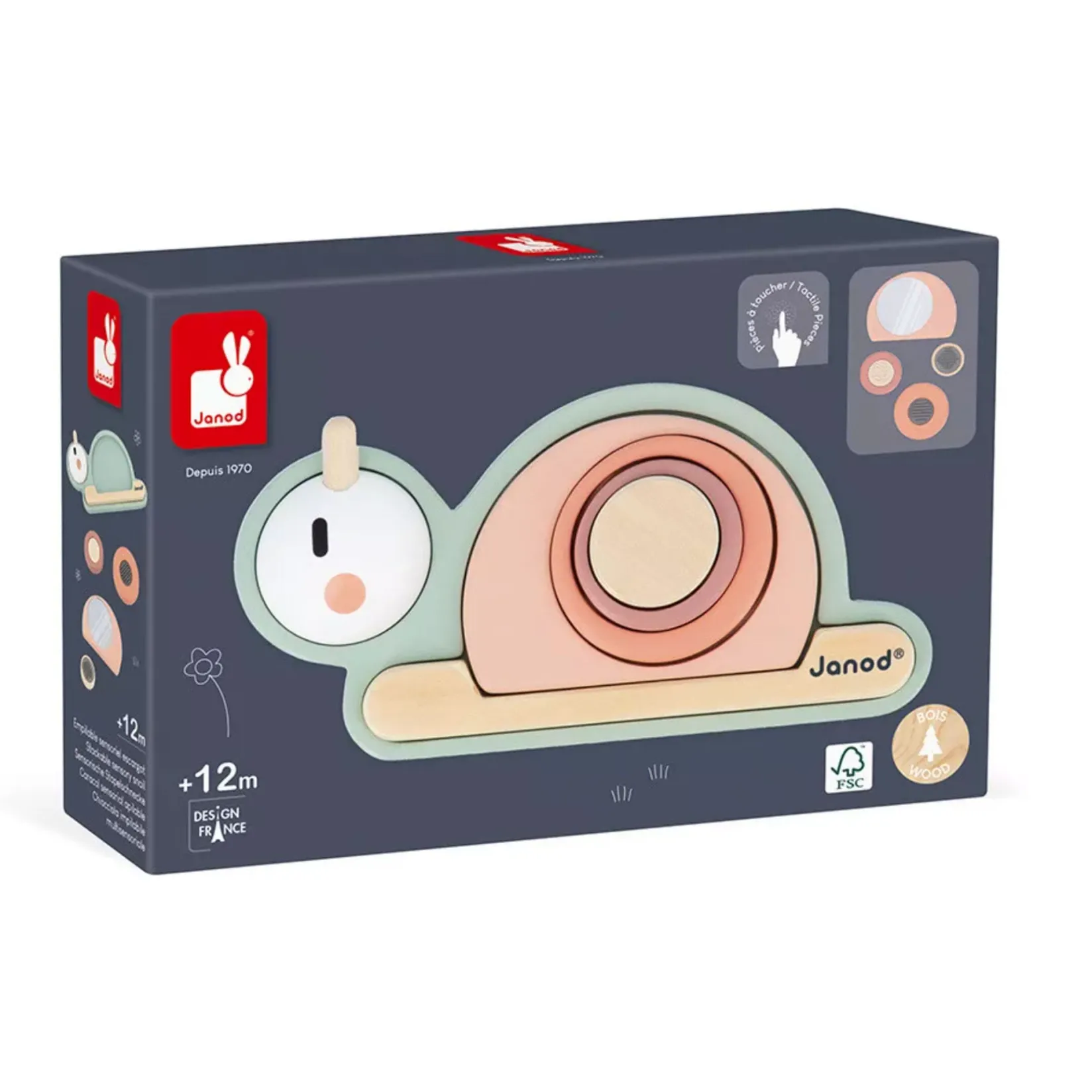 Clearance Stackable Sensory Snail Sweet Cocoon Developmental Toys|Balls & Stacking Toys