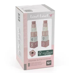 Online Stacking Blocks Numbers - Pink Developmental Toys