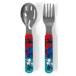 Breastfeeding|Tableware>Danawares Stainless Steel Cutlery - Spiderman