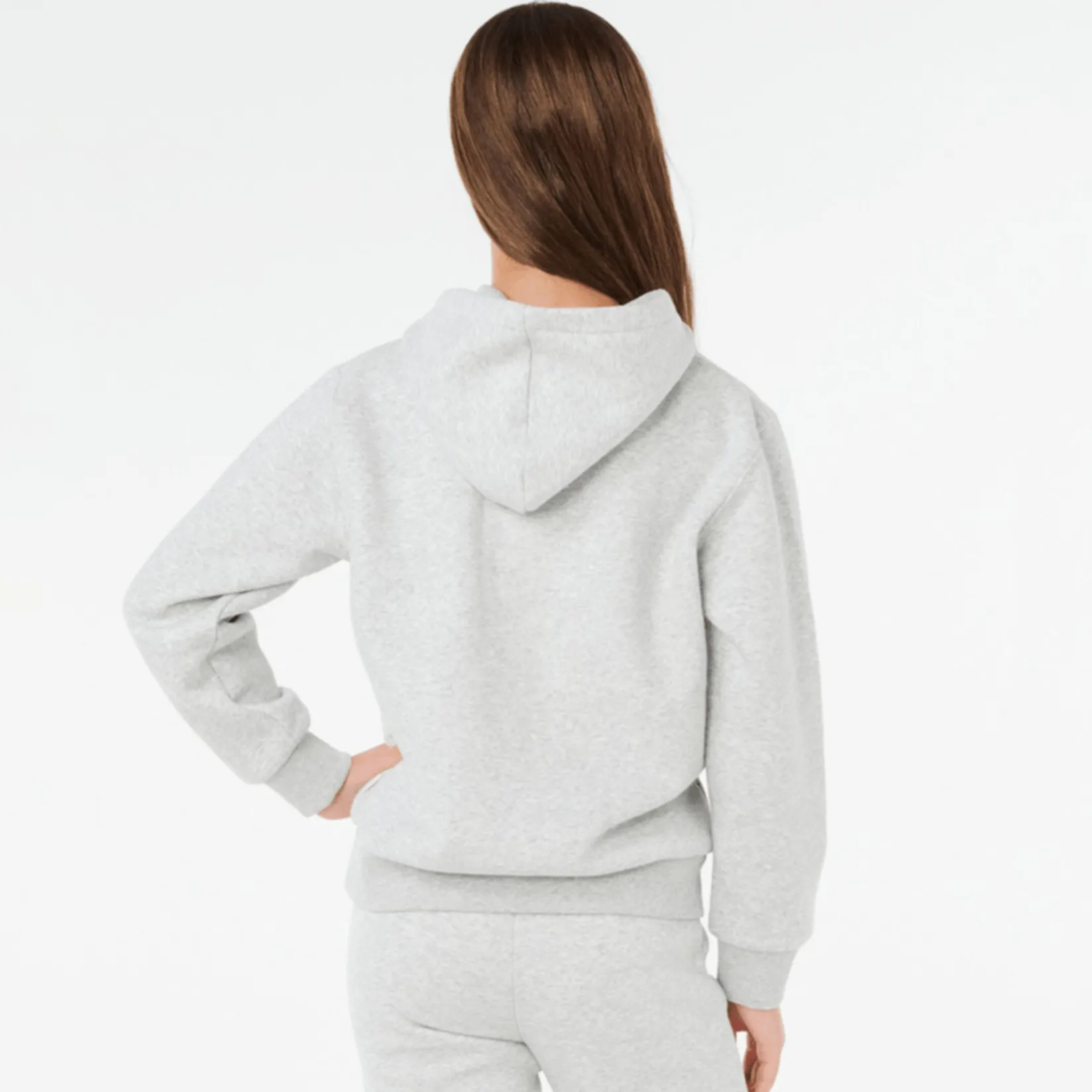 Tops|Fleeces And Sweatshirts>Rip Curl Staple Varsity Hoodie 8-14y Grey