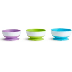 Breastfeeding|Tableware>Munchkin Stay Put Suction Bowls (3)