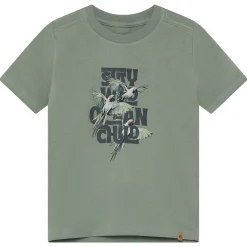 Tops>Minymo Stay Wild T-shirt 3-8 Sage