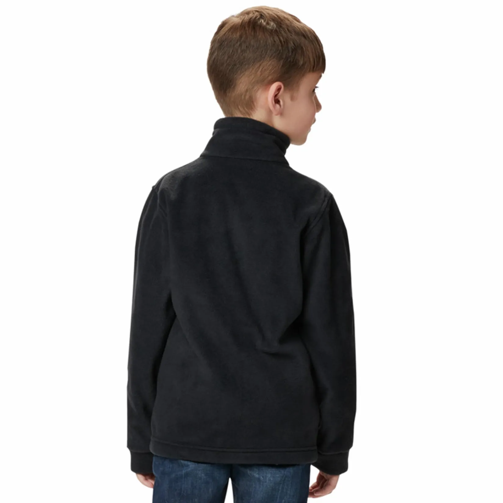 Outerwear|Fleeces And Sweatshirts>Columbia Steens Mt Ii Fleece 4-18 Black