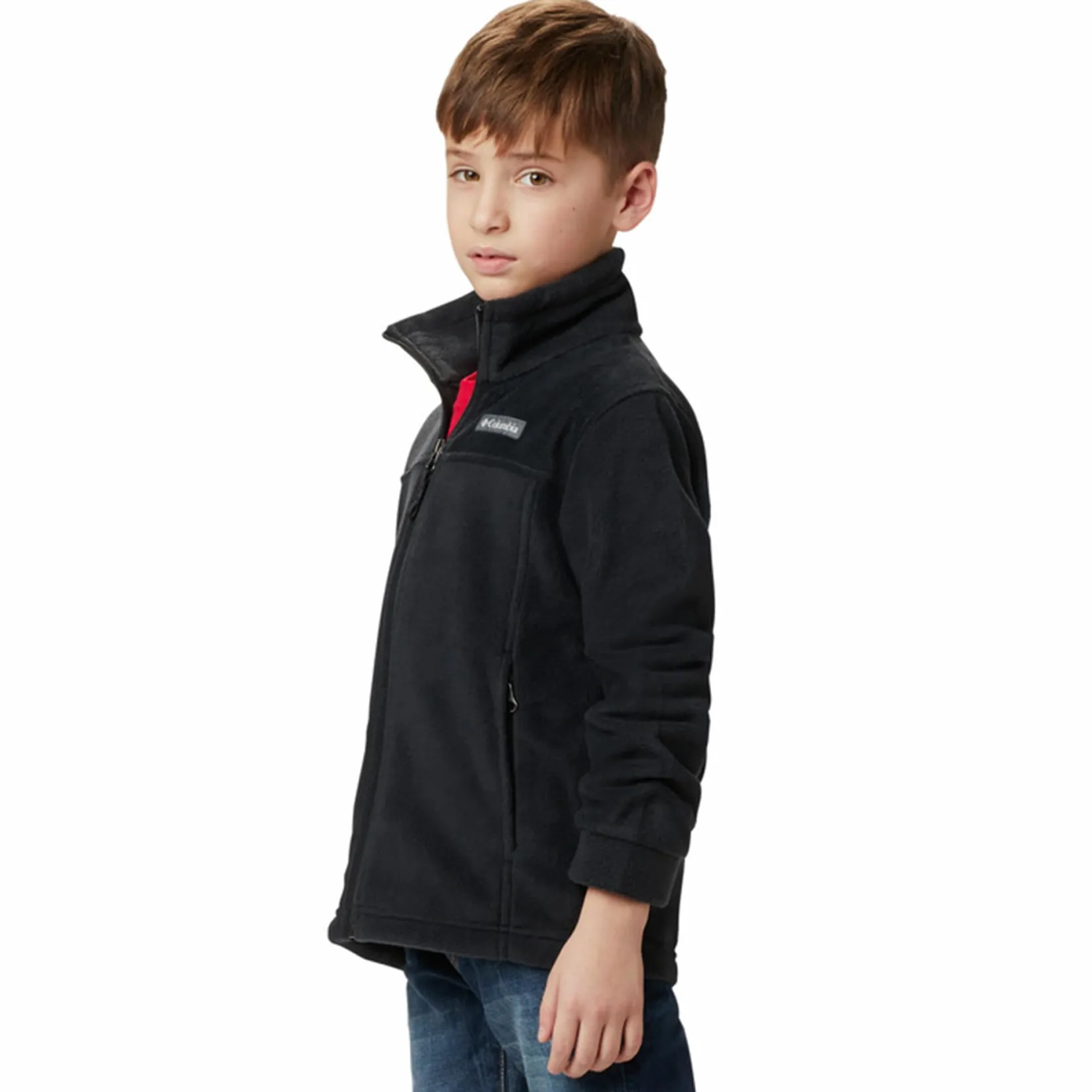 Outerwear|Fleeces And Sweatshirts>Columbia Steens Mt Ii Fleece 4-18 Black