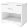 Step One 1-Drawer Nightstand - Pure White Nightstands