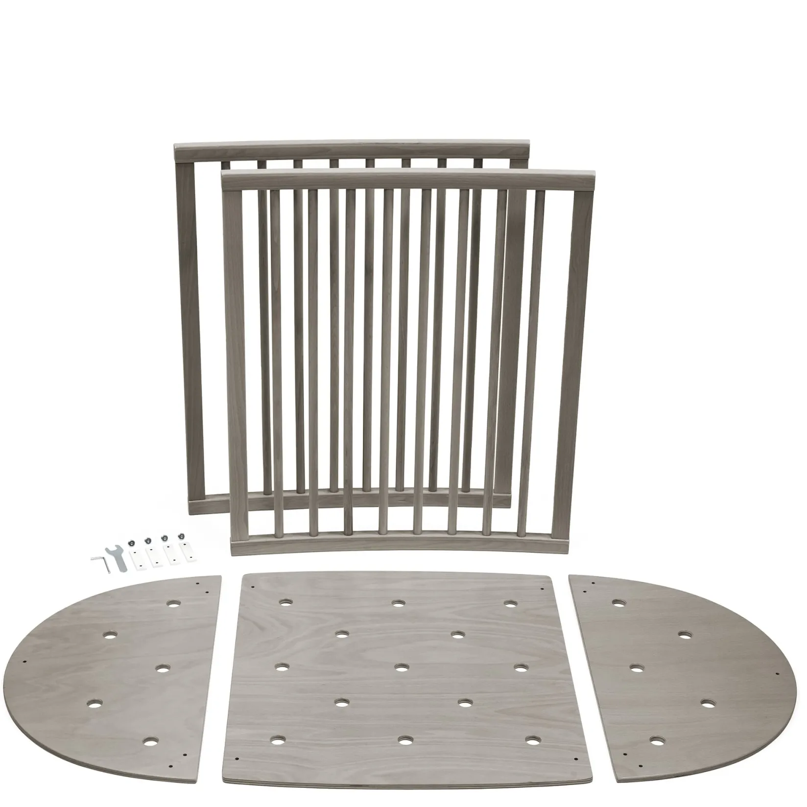 New Stokke® ™ Bed Extension V3 - Hazy Grey Cribs & Mattresses|Cribs & Mattresses