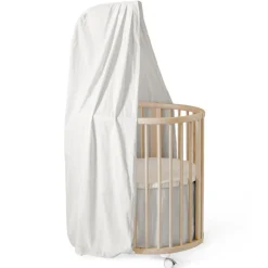Bed Skirts & Bumpers|Bedding>Sleepi Stokke® ™ Mini Bed Skirt Pehr V3 - Grey