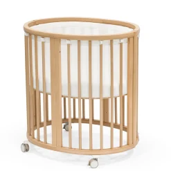 Cribs & Mattresses|Cribs & Mattresses>Sleepi Stokke® ™ Mini​ Crib Bundle with Mattress​ V3 - Natural