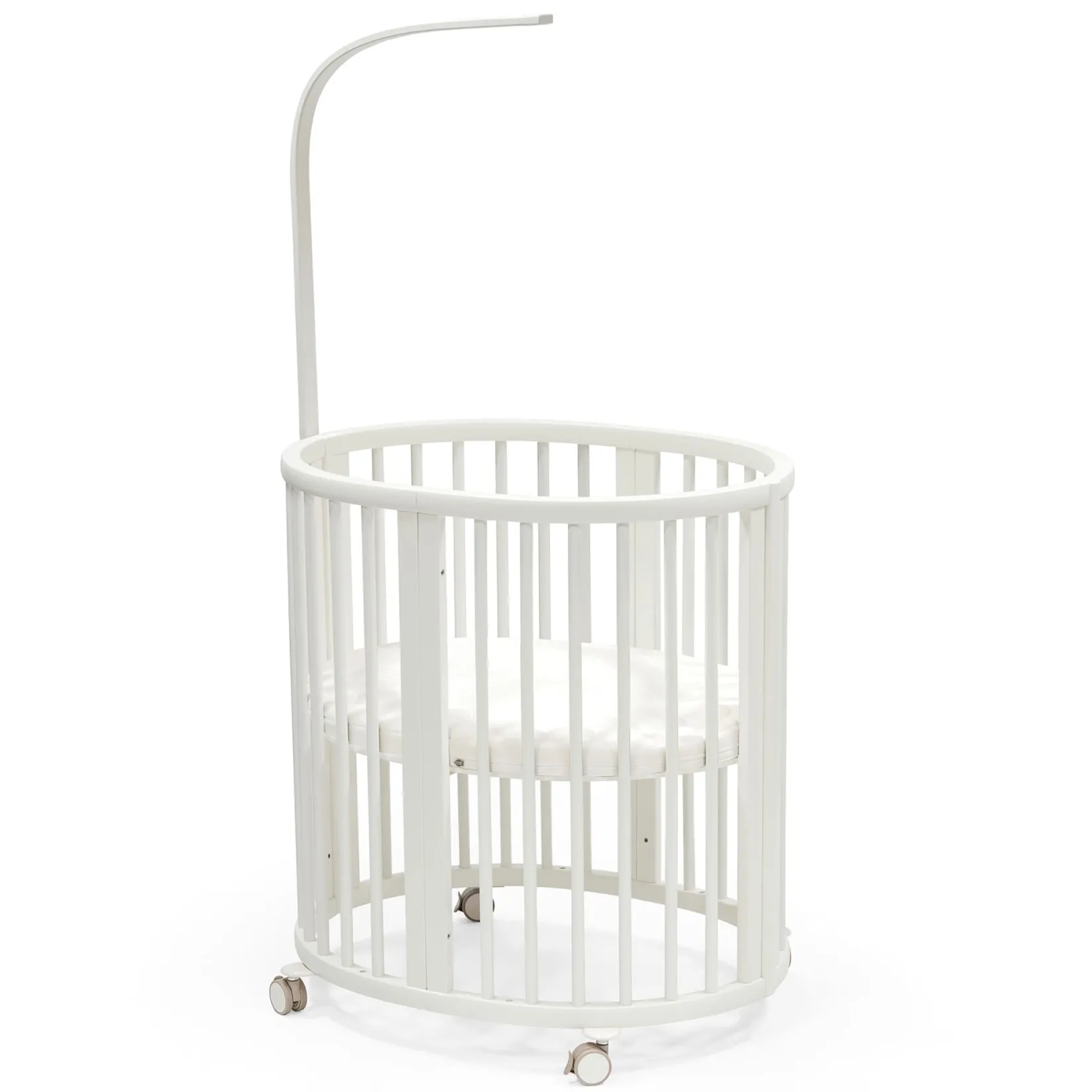 Cribs & Mattresses|Cribs & Mattresses>Sleepi Stokke® ™ Mini Crib Bundle with Mattress V3 - White