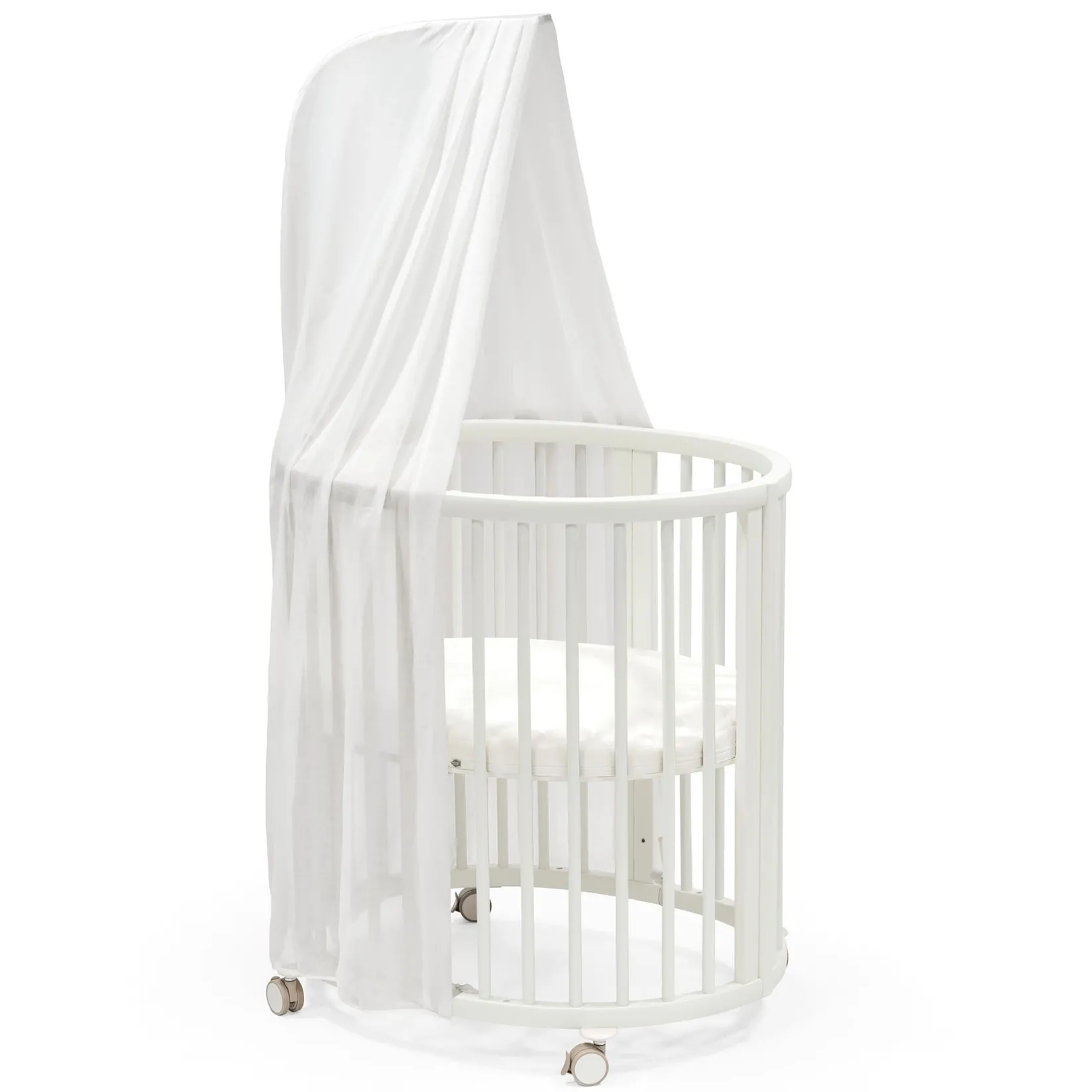 Cribs & Mattresses|Cribs & Mattresses>Sleepi Stokke® ™ Mini Crib Bundle with Mattress V3 - White