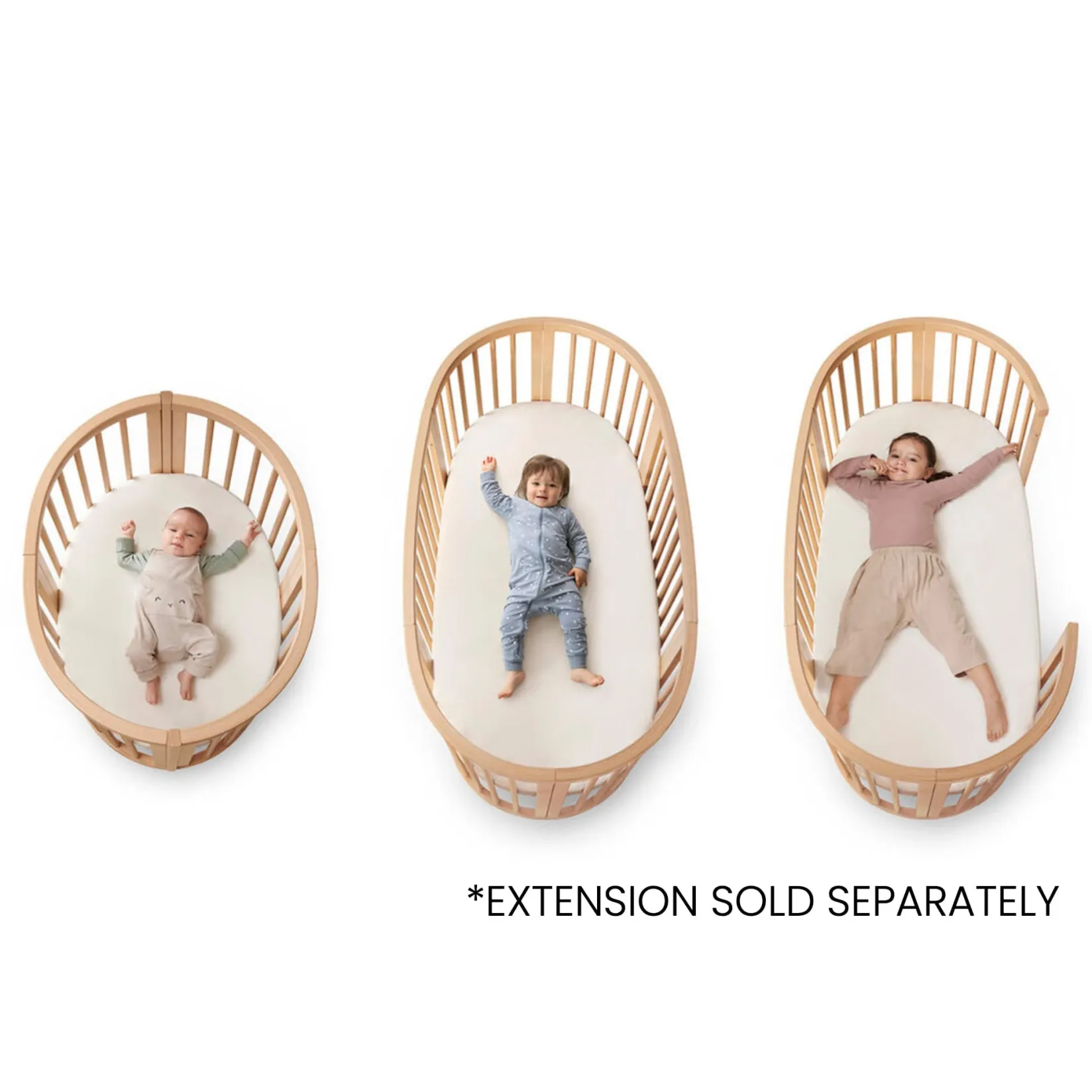 Cribs & Mattresses|Cribs & Mattresses>Sleepi Stokke® ™ Mini Crib Bundle with Mattress V3 - White