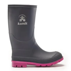 Rain Boots>Kamik Stomp Magenta Charcoal
