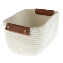 Discount Storage Basket - White Storage
