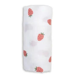 Straberries-cotton Muslin Swad Kids Blankets|Blankets