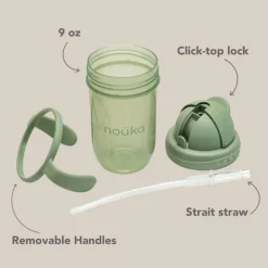 Hot Straight Straw Cup - Moss Kids Breastfeeding|Tableware