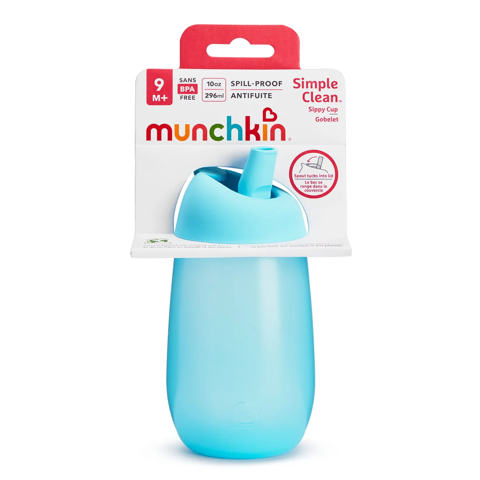 Breastfeeding|Tableware>Munchkin Straw Cup Blue 10 oz Blue