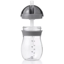 Tableware|Plates & Placemats>Oxo Tot Straw Cup 9oz - Grey