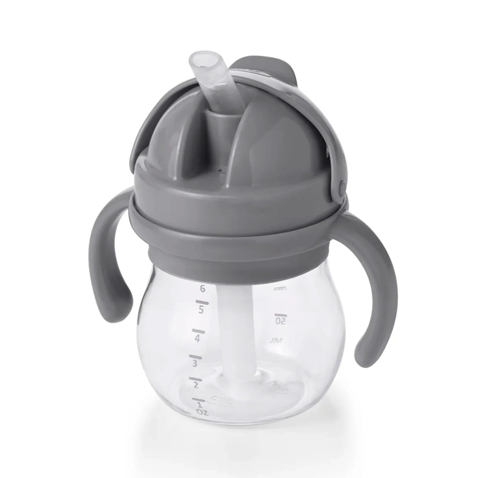 New Straw Cup With Handle 6oz - Grey Kids Cups & Tumblers|Cups & Tumblers