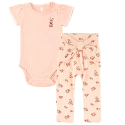 Dresses, Skirts & Outfits>Nano Strawberries Bodysuit Set 6-24 Pink