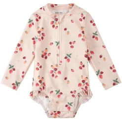 Hot Strawberries Long Sleeve Swimsuit 0-24m Swimsuits