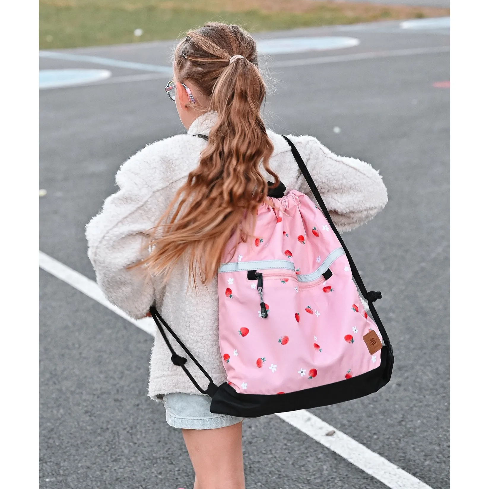 Hot Strawberries Shoes Bag Kids Shoe Bags