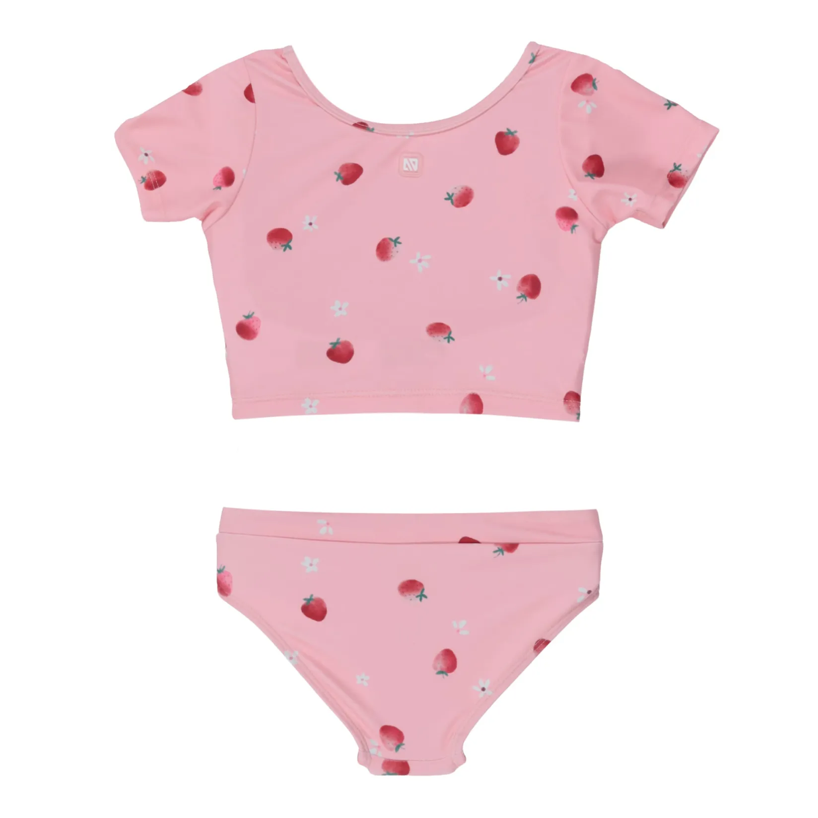 Swimsuits>Nano Strawberries Uv 2pc Swimsuit Pink