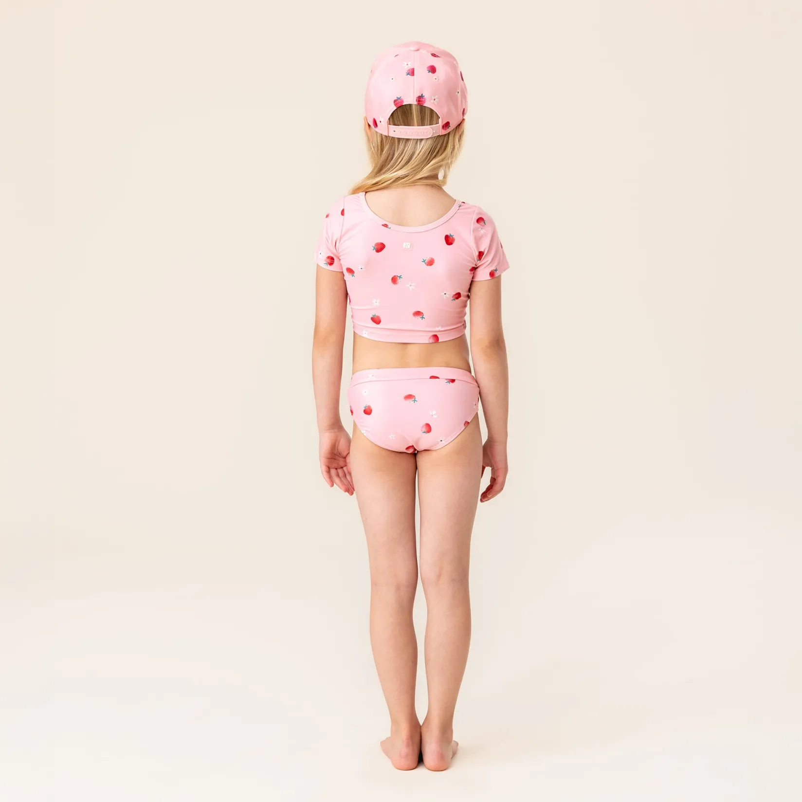 Swimsuits>Nano Strawberries Uv 2pc Swimsuit Pink