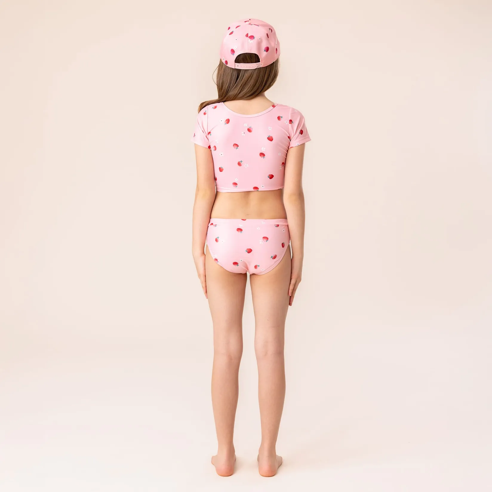 Swimsuits>Nano Strawberries Uv 2pc Swimsuit Pink