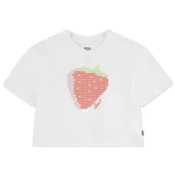 Tops>Levis Strawberry T-shirt 4-6x White