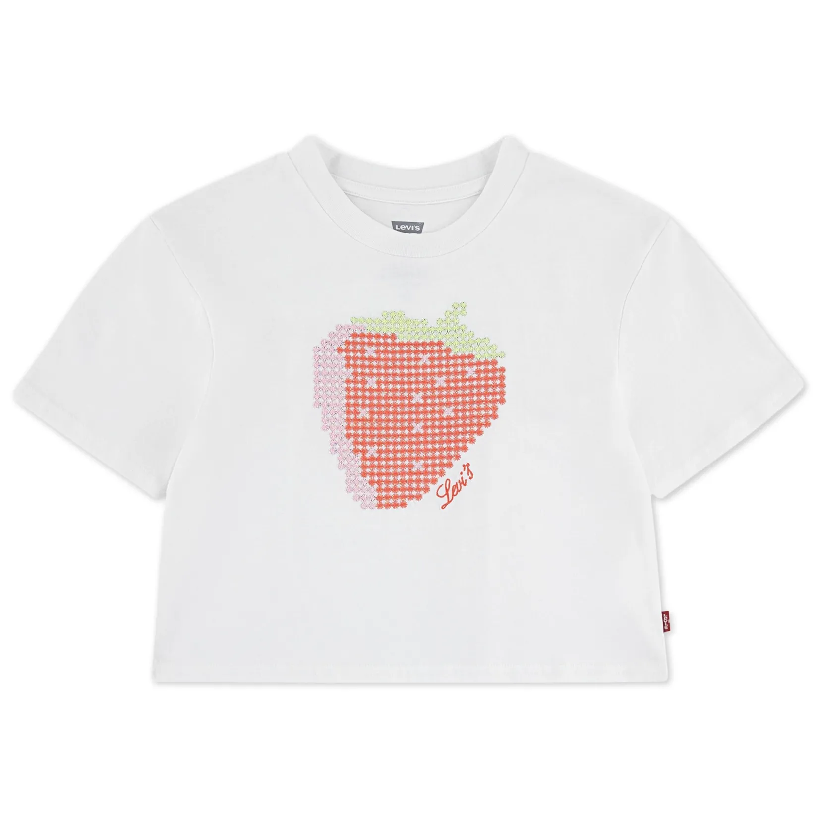 Tops>Levis Strawberry T-shirt 4-6x White