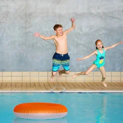 Swimsuits>Color Kids Stripe Swim Shorts 4-12 Charcoal