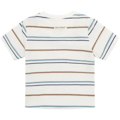 Tops>En Fant Stripe T-shirt 6-24m White