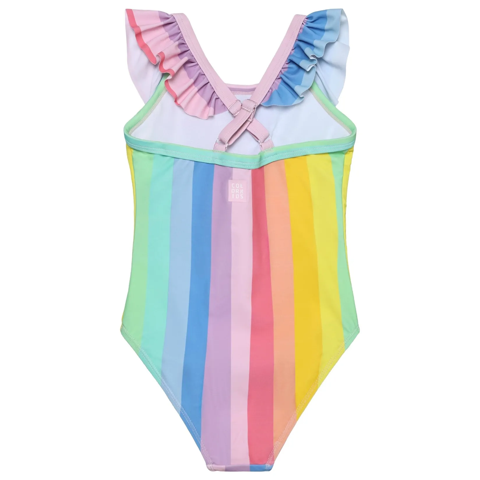 Stripe Uv Swimsuit 2-8 Kids Swimsuits